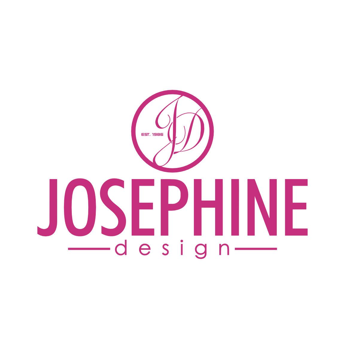 Logo design agency London. Projekt logo dla Josephine Design. Profesjonalna identyfikacja wizualna Polska Drukarnia UK.
